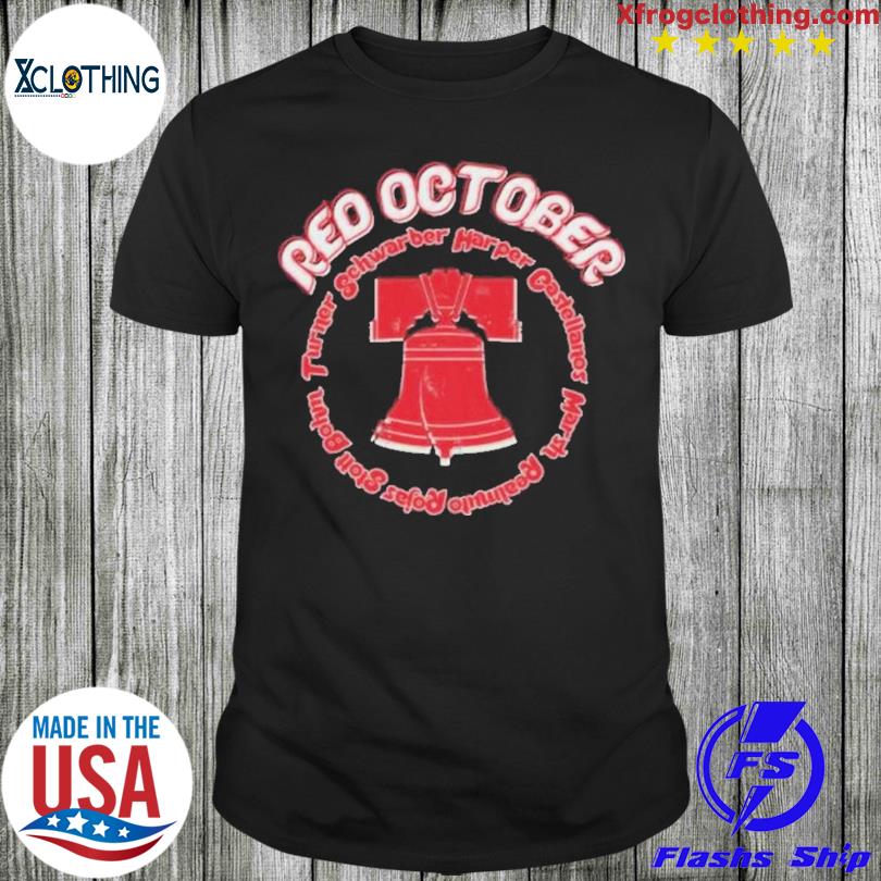 Phillies Red Take October 2023 Long Sleeve Shirts - HollyTees