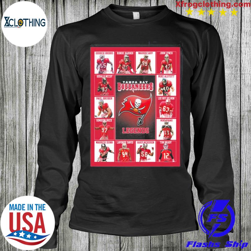 Tampa Bay Buccaneers Legends Unisex T-Shirt, hoodie, sweater and