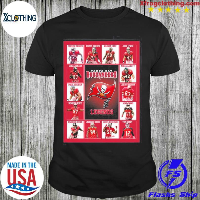 Tampa Bay Buccaneers Legends Unisex T-Shirt, hoodie, sweater and