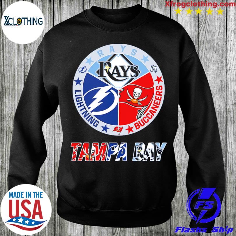 Tampa Bay Lighting Rays Buccaneers logo 2023 shirt, hoodie, sweater and  long sleeve