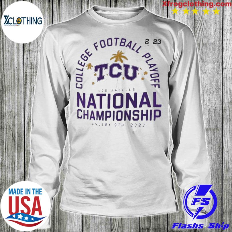 Official college Football playoff 2023 national championship game tcu calI  bound T-shirts, hoodie, tank top, sweater and long sleeve t-shirt