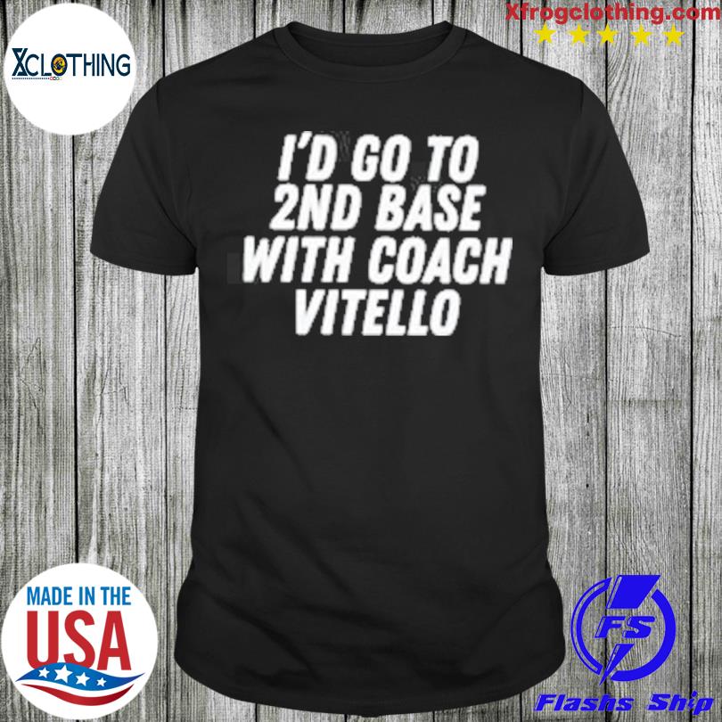 Tennessee Baseball I’D Go To 2Nd Base With Coach Vitello Shirt