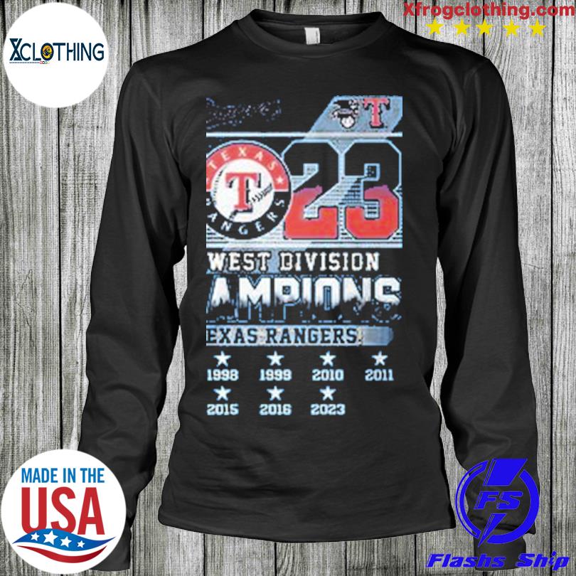 Texas Rangers AL West Division Champions 2023 players shirt, hoodie,  sweater, long sleeve and tank top