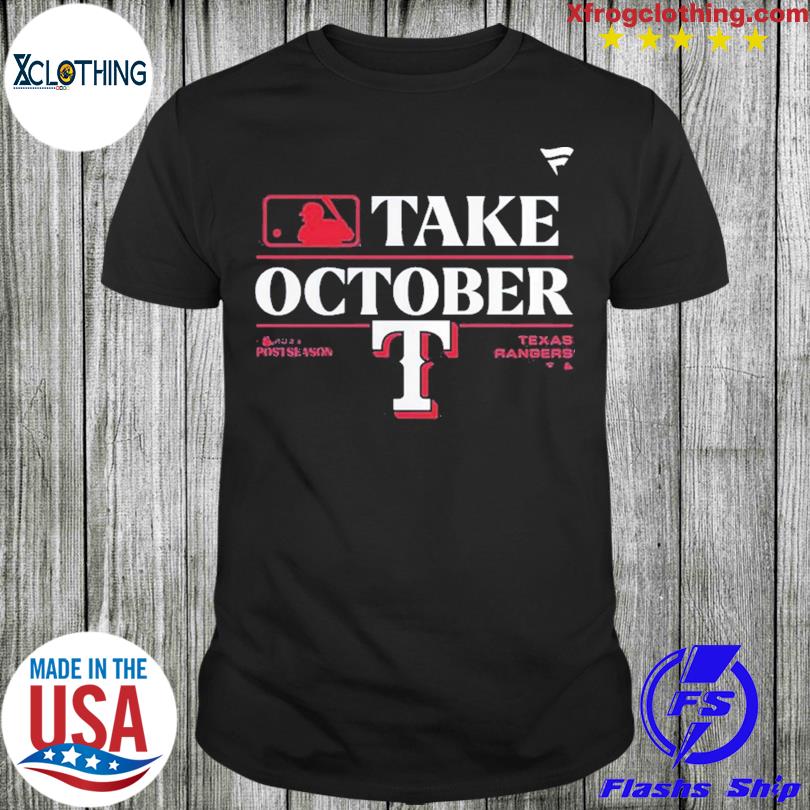 Texas Rangers Fanatics Branded 2023 Postseason Locker Room T-shirt