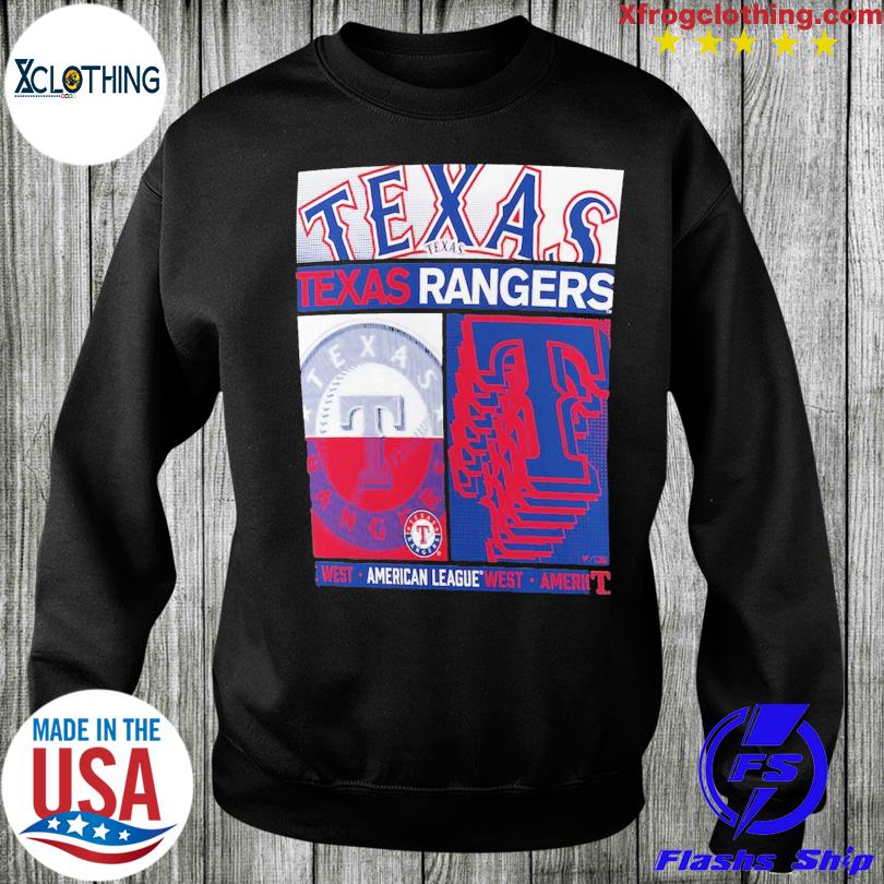 Men's Fanatics Branded Black Texas Rangers in Good Graces T-Shirt Size: Small