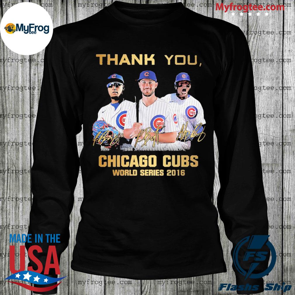Thank You Chicago Cubs World Series 2016 Signatures Shirt, hoodie, sweater,  long sleeve and tank top