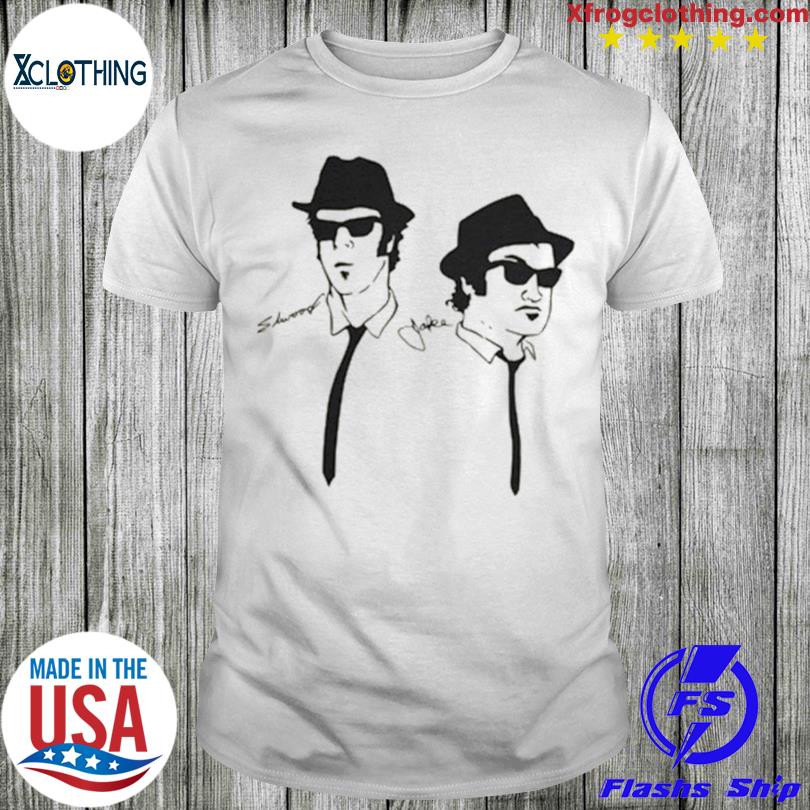 The blues brothers silhouette ringer shirts