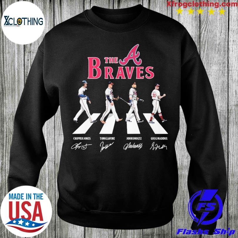 The Braves Abbey Road The Beatles Atlanta Braves Signature t-shirt in 2023