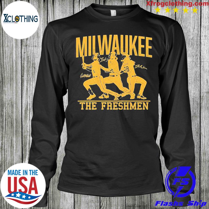 Brice Turang, Joey Wiemer, & Garrett Mitchell The Freshmen Shirt - Milwaukee Brewers