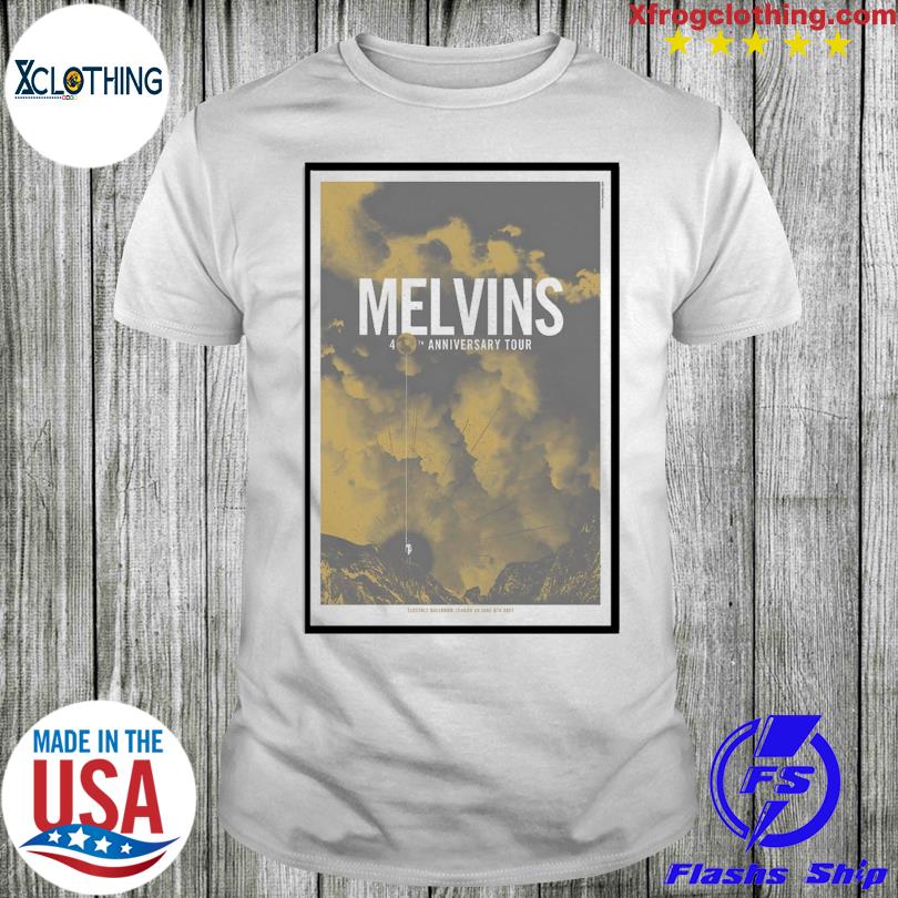 The Melvins London 06 06, 2023 40th Anniversary Tour England Poster Shirt