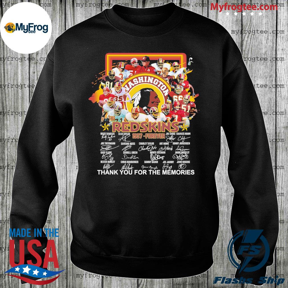 Redskins Shirt, The Redskins 1937 Forever Thank You For The