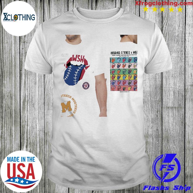 The Rolling Stones x Washington Nationals Vinyl MLB Hackney Diamonds  Limited Edition Unisex T-Shirt - Mugteeco