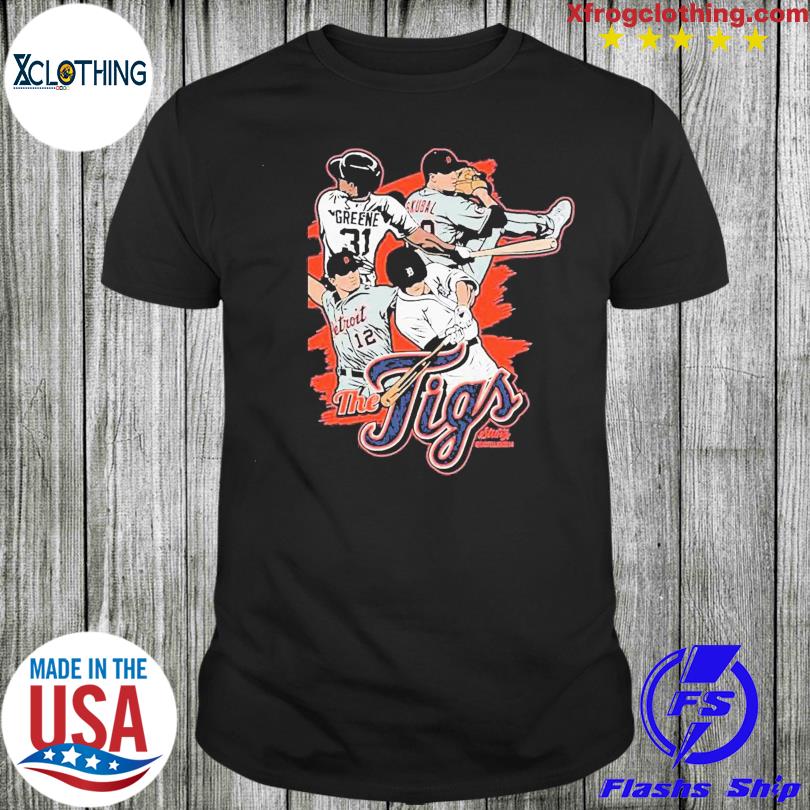 Buy KISS - Detroit Tigers Dressed to Kill T-Shirt Size XL at