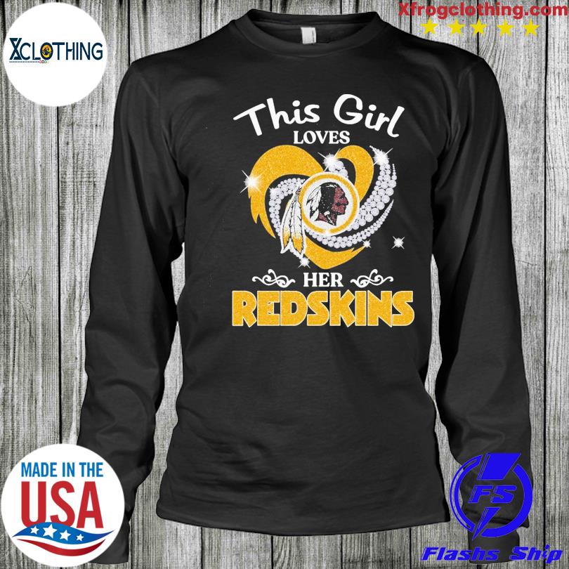 Girls redskins shirt sale