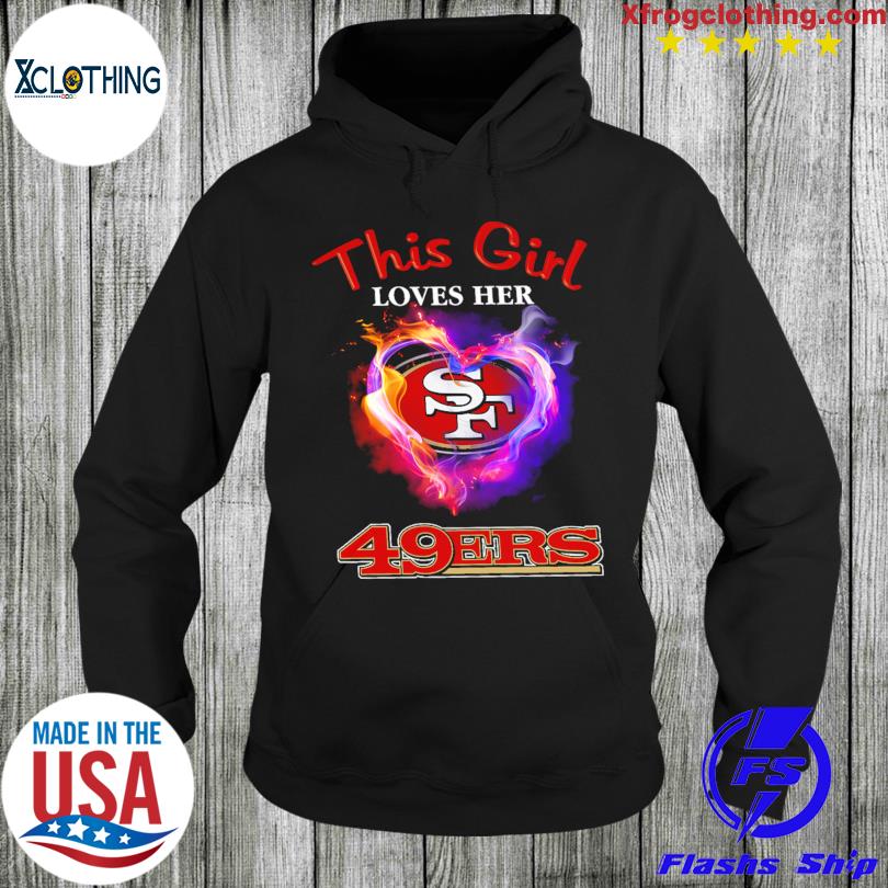 MagikTees This Girl Loves Her 49ers T-Shirt