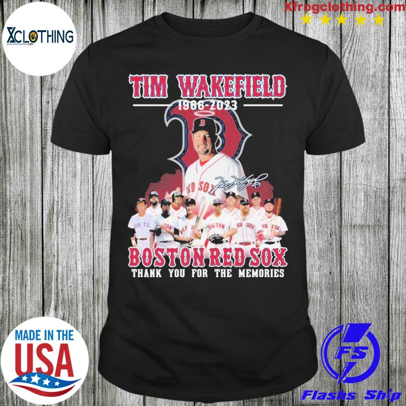 Remembering Red Sox Legend Tim Wakefield 1966 2023 T Shirt