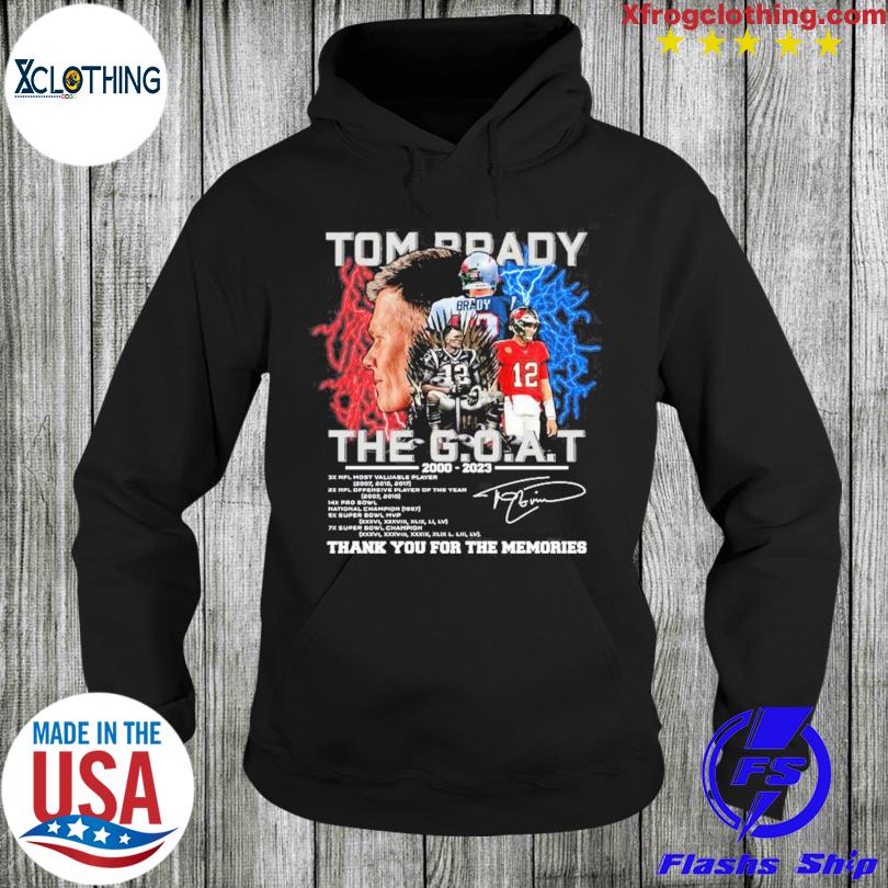 Tom Brady G.O.A.T Thank You For The Memories Shirt - BTF Store