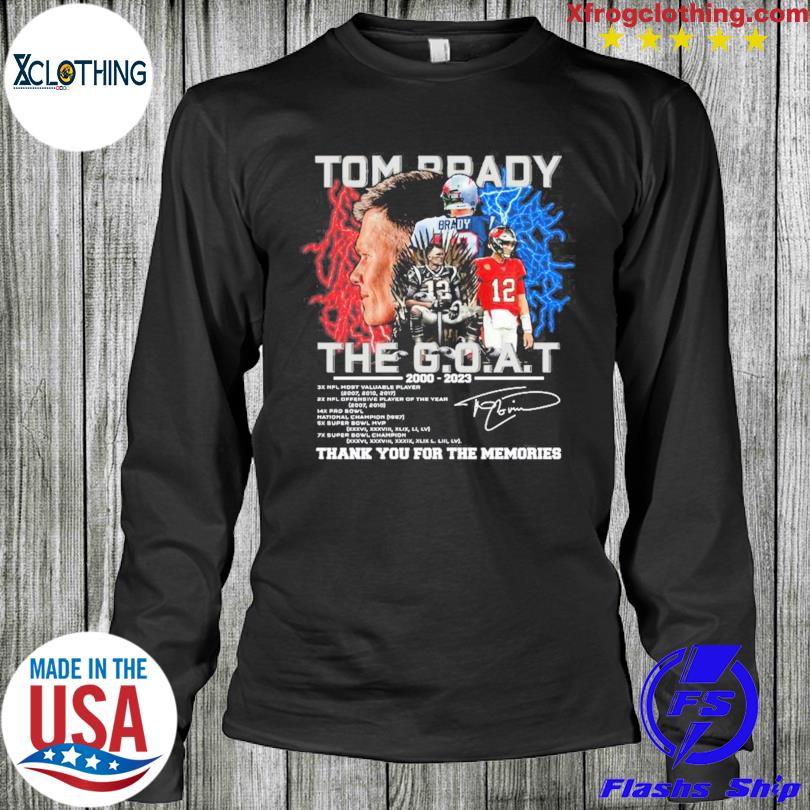 Goat Tom Brady Thank You For The Memories T Shirt, 58% OFF