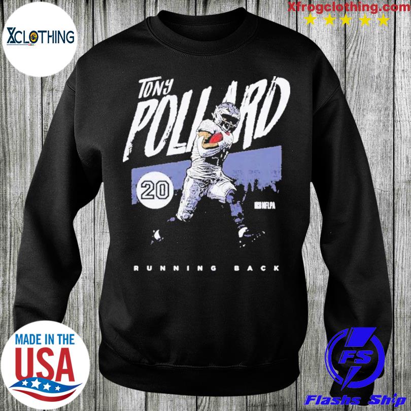 Tony Pollard Dallas Grunge WHT