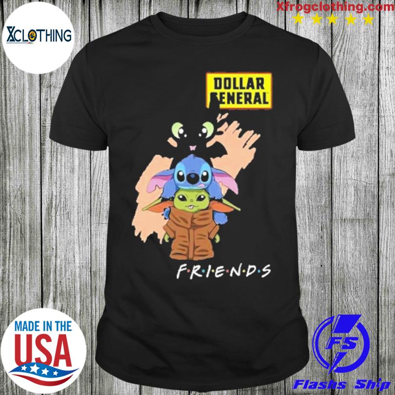 Toothless and Stitch and Yoda Dollar General shirt