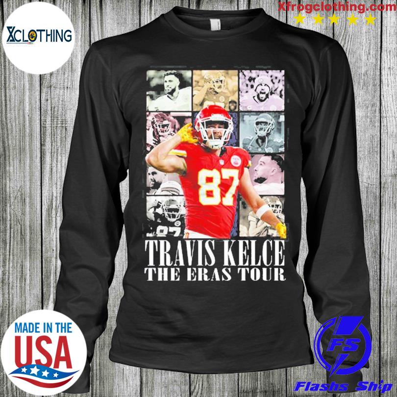 Kansas City Chiefs Travis Kelce The Eras Tour 2023 T-Shirt - Icestork