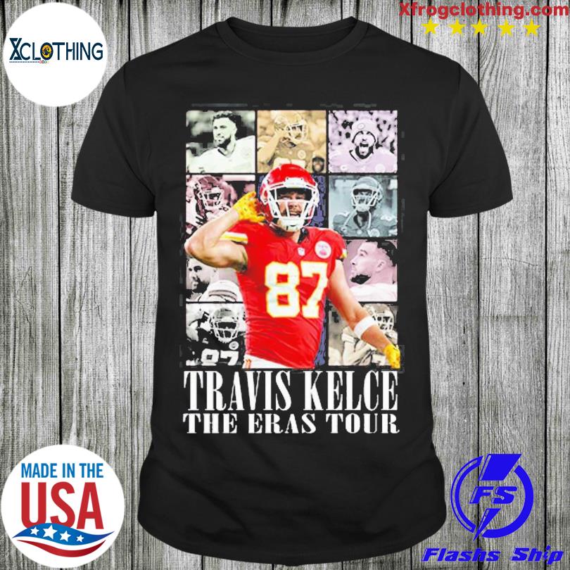 Kansas City Chiefs Travis Kelce The Eras Tour 2023 T-Shirt - Icestork