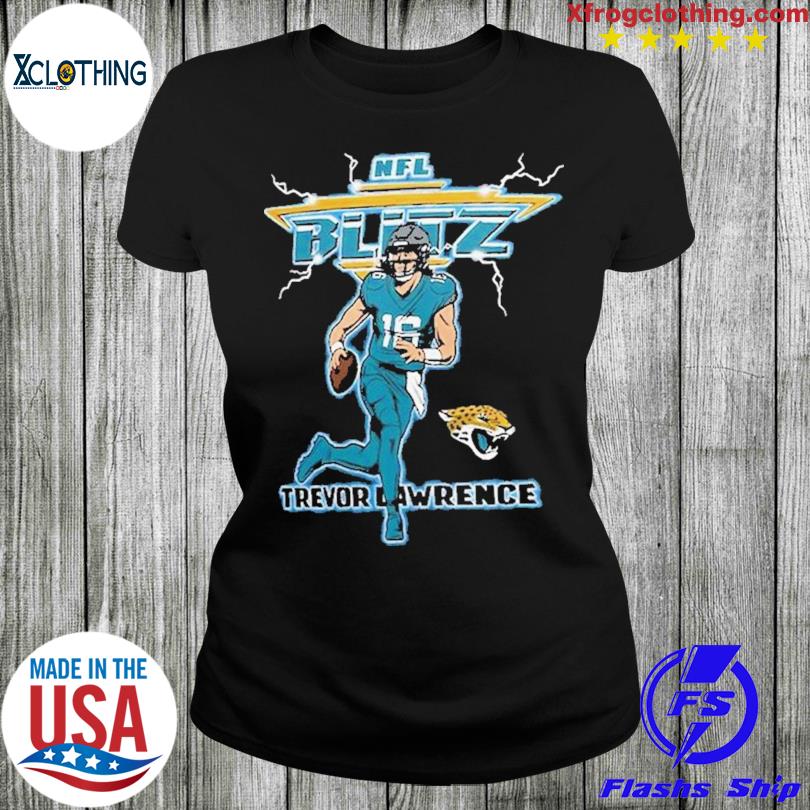 Trevor Lawrence Jacksonville Jaguars NFL Blitz Player shirt - Limotees