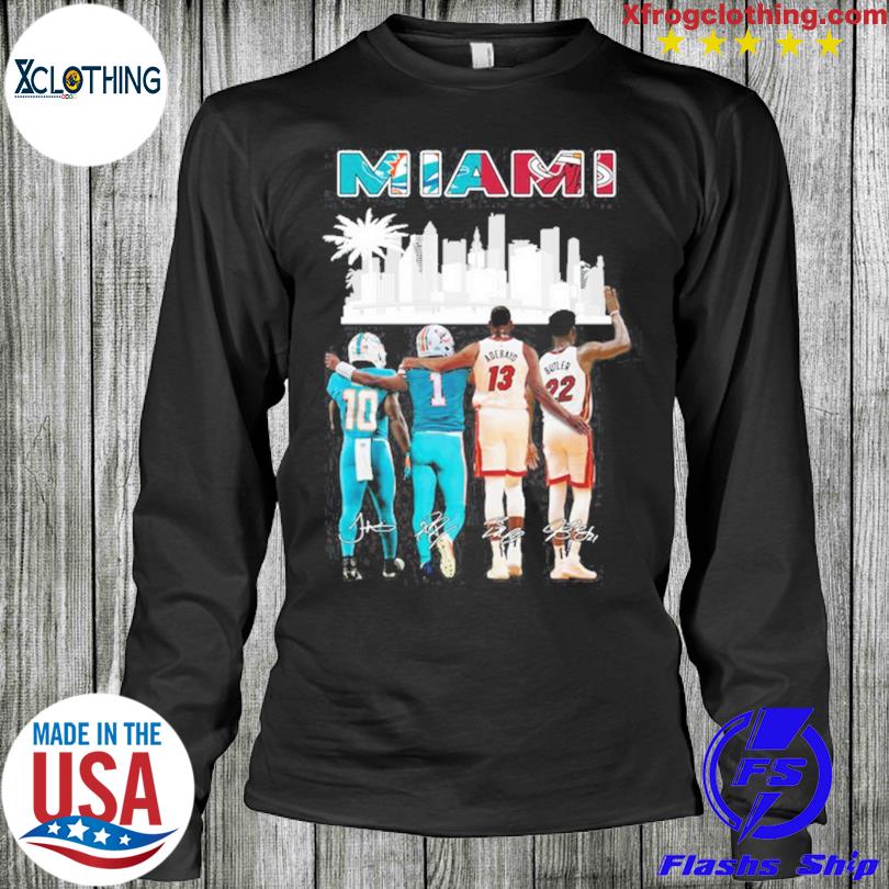 Buy Jazz Chisholm Tyreek Hill Jimmy Butler A. Barkov And Gonzalo Higuaín  Miami Signatures Shirt For Free Shipping CUSTOM XMAS PRODUCT COMPANY