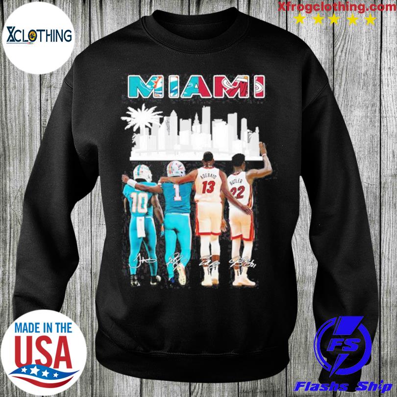 Buy Jazz Chisholm Tyreek Hill Jimmy Butler A. Barkov And Gonzalo Higuaín  Miami Signatures Shirt For Free Shipping CUSTOM XMAS PRODUCT COMPANY