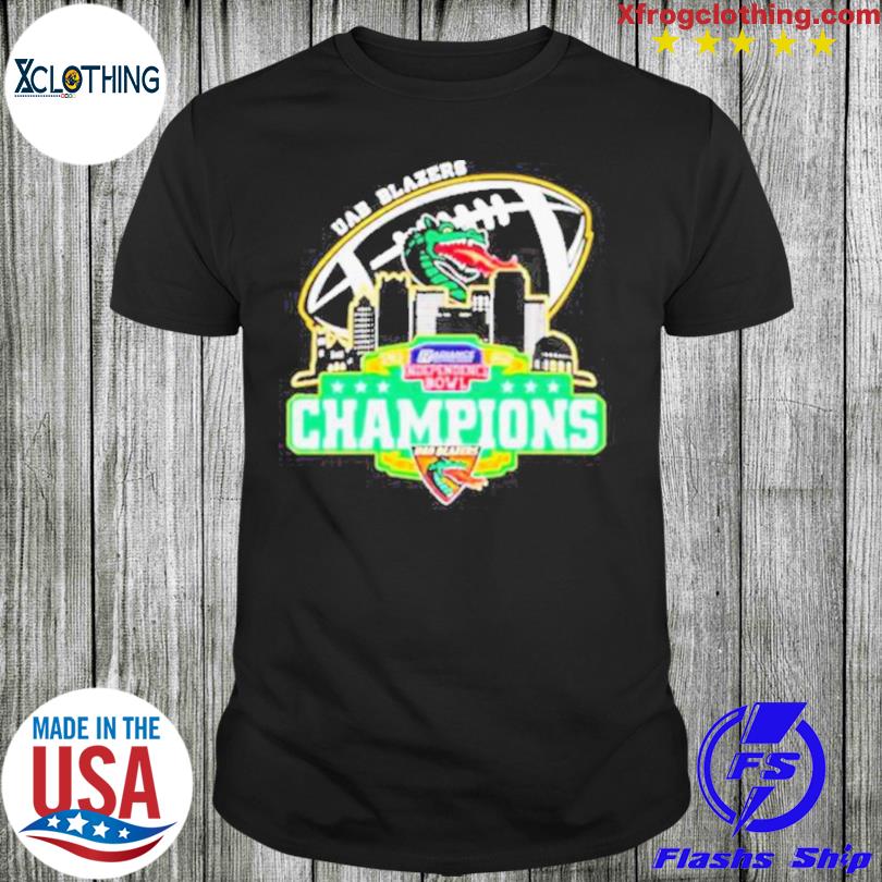 Uab Blazers Logo Independence Bowl City 2022 Champions T-Shirt