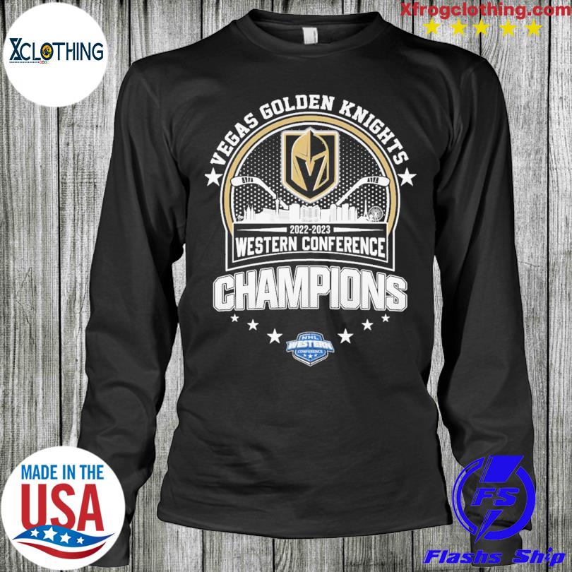 Vegas Golden Knights NHL Western Conference Champions 2023 Gold Baseball  Jersey - Growkoc
