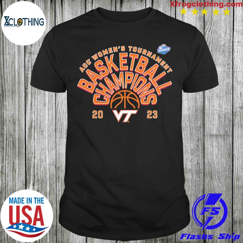 Virginia Tech Hokies ACC women's tournament basketball champions 2023 shirt