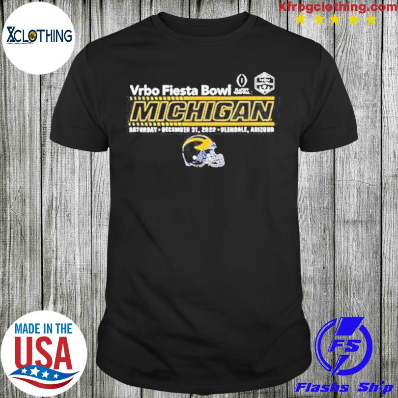 Vrbo fiesta bowl Michigan wolverines 2022 shirt