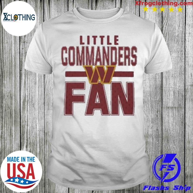 Official Washington commanders heathered gray little fan t-shirt, hoodie,  sweater, long sleeve and tank top