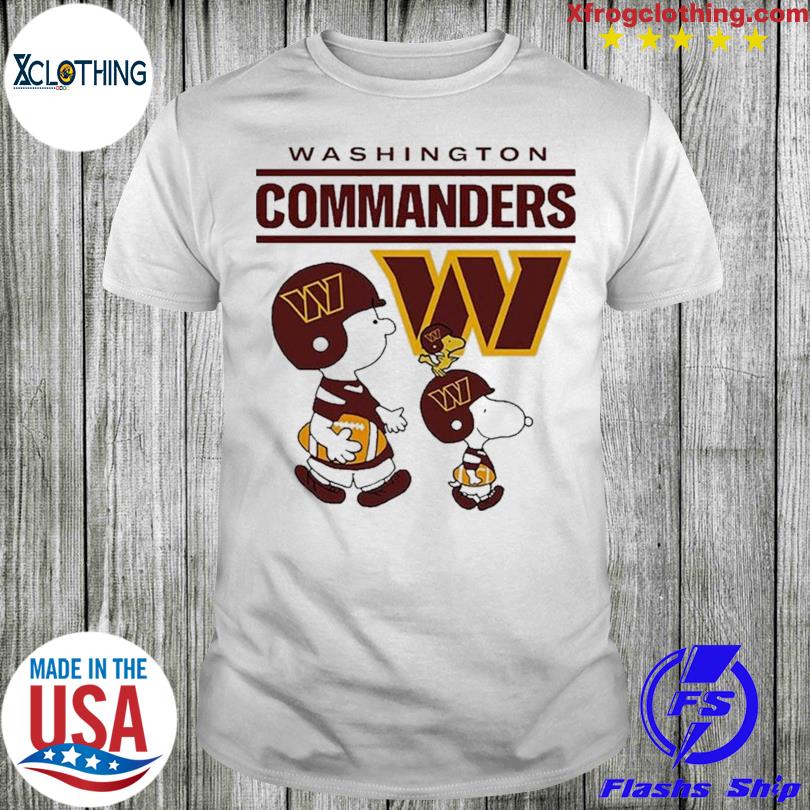 Washington Commanders Snoopy Charlie Brown Shirt