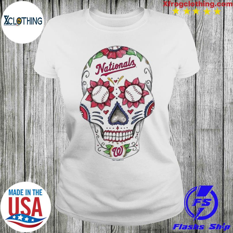 Washington Nationals Tiny Turnip Sugar Skull T-shirt