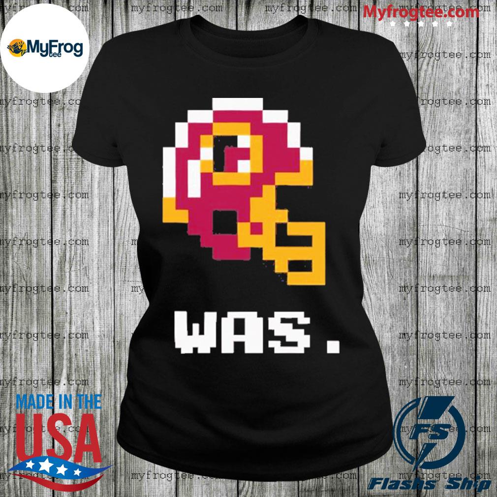 Washington Redskins Retro 8 Bit Helmet Shirt - Bluecat