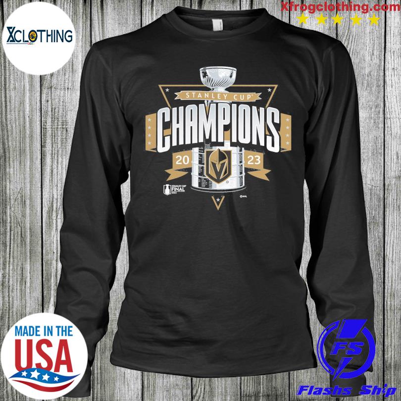 Women's Vegas Golden Knights Fanatics Branded Black 2023 Stanley Cup  Champions T-Shirt, hoodie, sweater and long sleeve