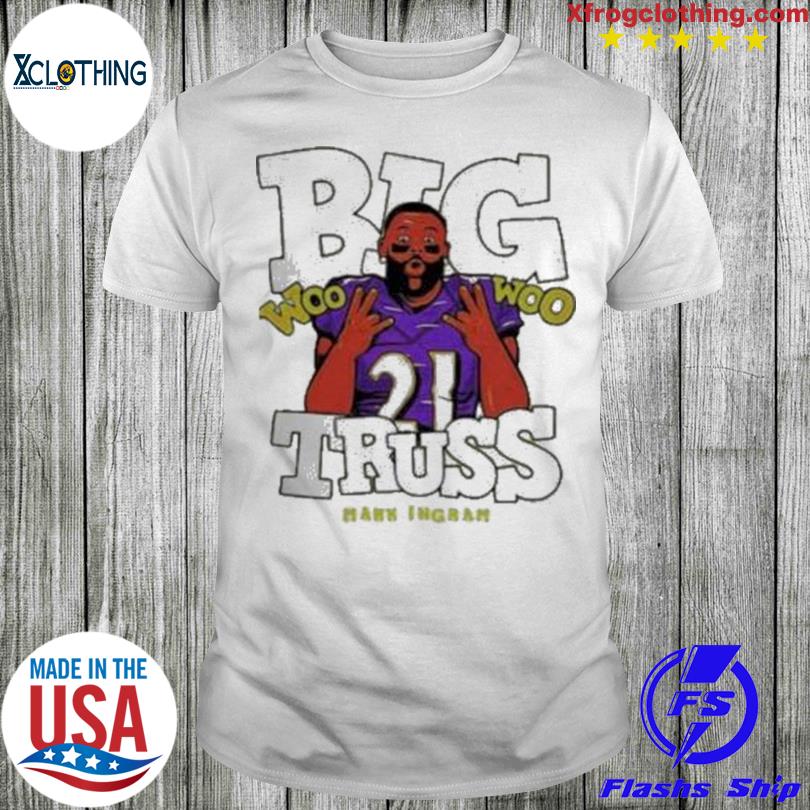 Lamar Jackson Baltimore Ravens Big Truss Unisex T-Shirt - Teeruto