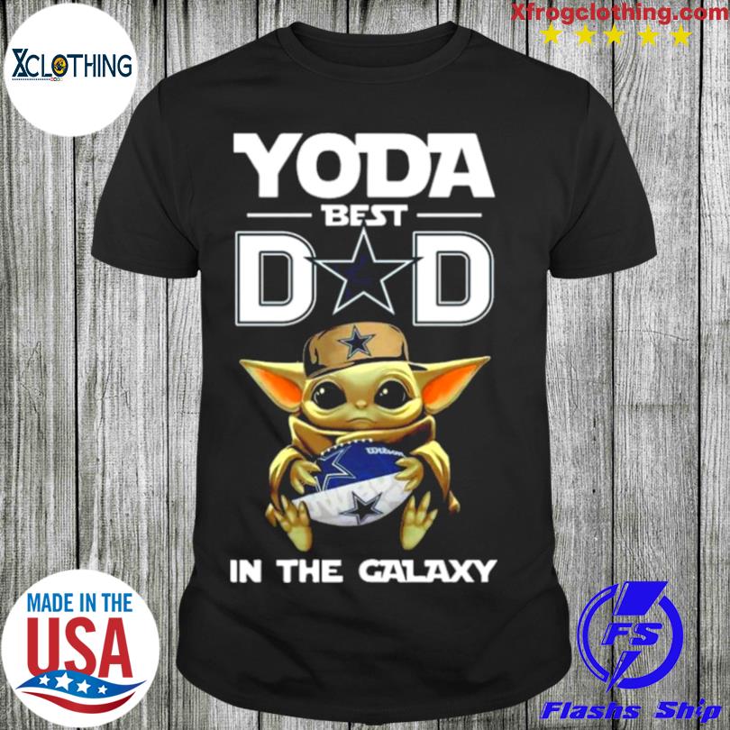 NFL Football Dallas Cowboys Darth Vader Baby Yoda Driving Star Wars Shirt