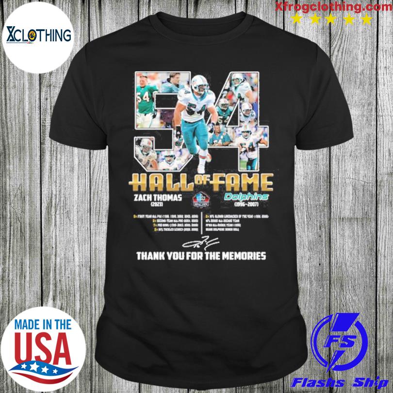 Miami Dolphins Hall Of Fame 54 Zach Thomas 2023 Signature, 41% OFF