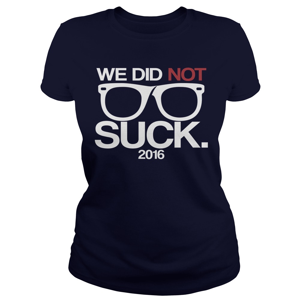 KORKED Joe Maddon Black Chicago Cubs 2016 We Did Not Suck T-shirt Size  Medium