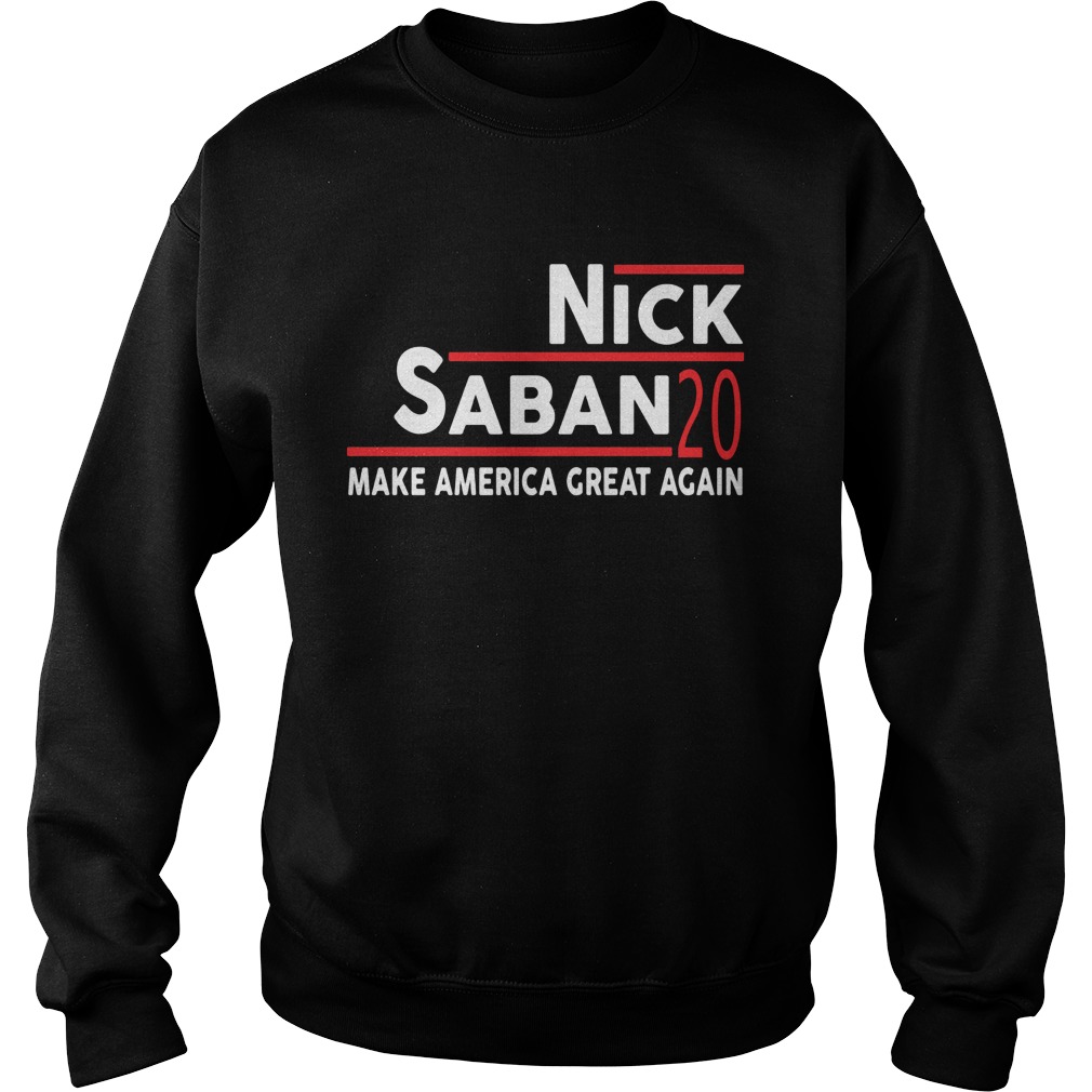 nick saban for president t shirt