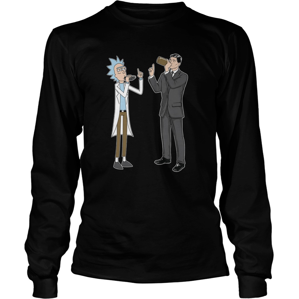 archer and rick t shirt