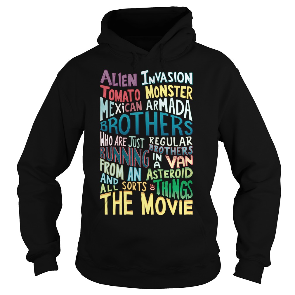 Alien invasion tomato monster Mexican armada brothers shirt