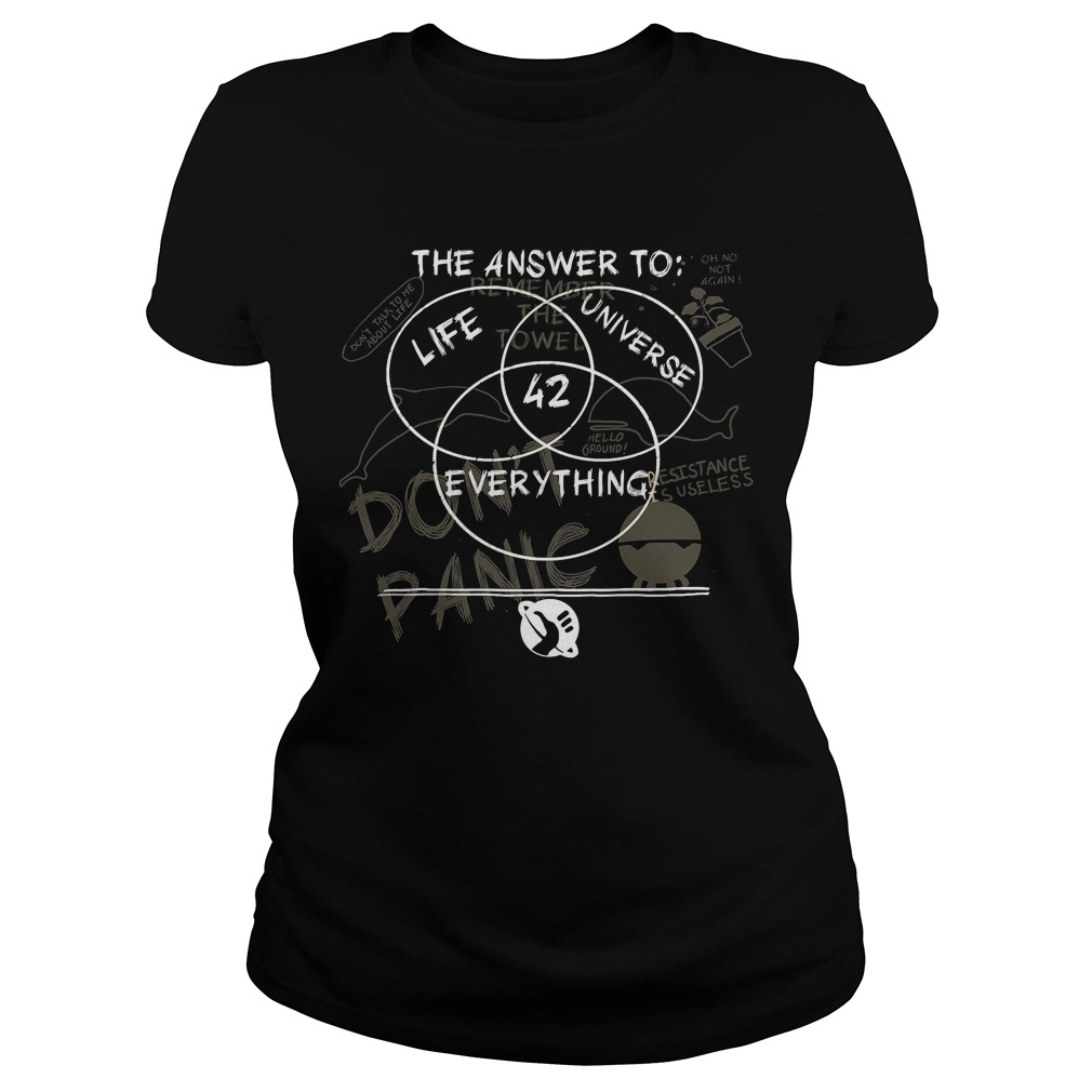 42 Is The Answer To Life Universe And Everything T-Shirt