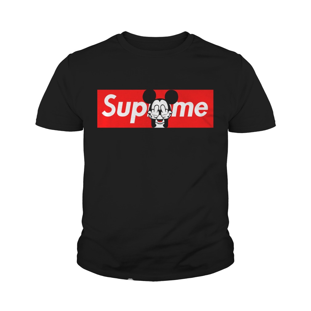 Mickey store supreme shirt