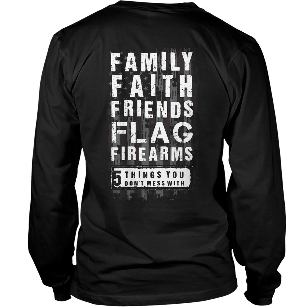 family faith friends flag firearms