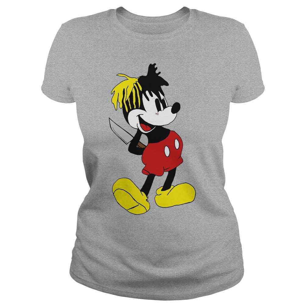 XXXtentacion Mickey Dagger Mouse Shirt. 