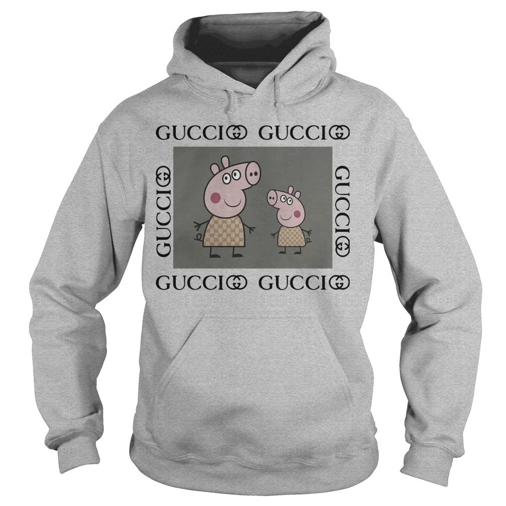 Gucci peppa store pig hoodie